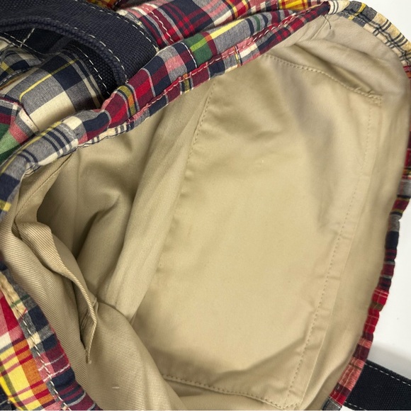 J.Crew Madras Patchwork Plaid Tote Bag - Picture 5 of 7